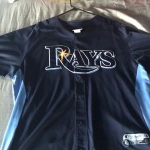 Evan Longoria Rays BP Jersey